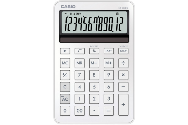 CASIO Taschenrechner MS-200DQ weiss