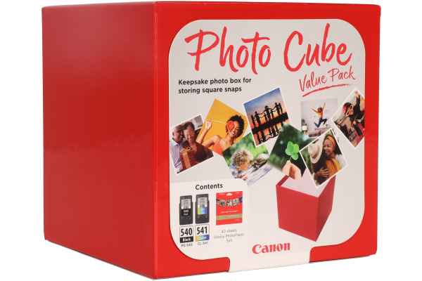 CANON Photo Cube Value Pack CMYBK PGCL540/1 PIXMA MG2150 5x5 PP-201 40Bl.