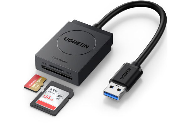 UGREEN 2-in-1 USB 3.0 A CardReader 20250