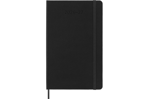 MOLESKINE Wochen-Notizkalender 26/27 DHB18WN3Y 18M liniert HC schwarz 13x21cm