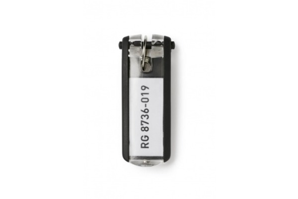 DURABLE Schlüsselanhänger KEY CLIP 195701 schwarz 6 Stück