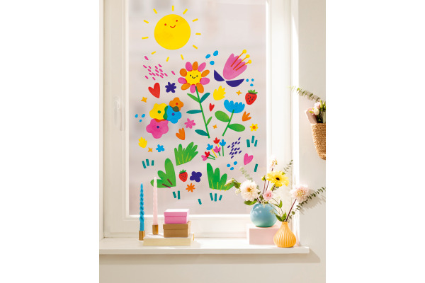 FOLIA Fensterfolie 23x33cm 455409 assortiert 10 Blatt