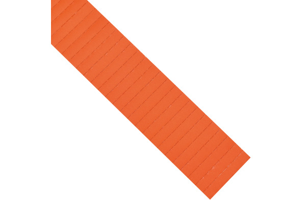 MAGNETOP. Ferrocard Etiketten 60x22mm 1287044 orange 75 Stück