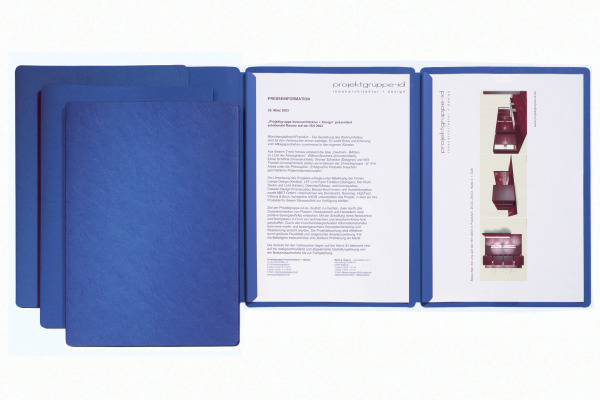 PAGNA Präsentationsmappe 22003-02 blau