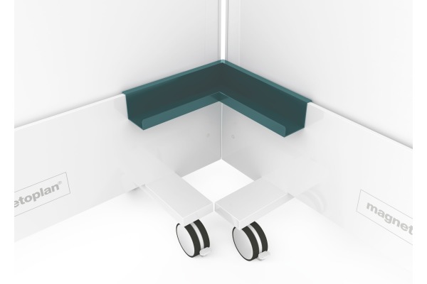 MAGNETOP. Eckablageschale Infinity Wall 114665021 wasserblau