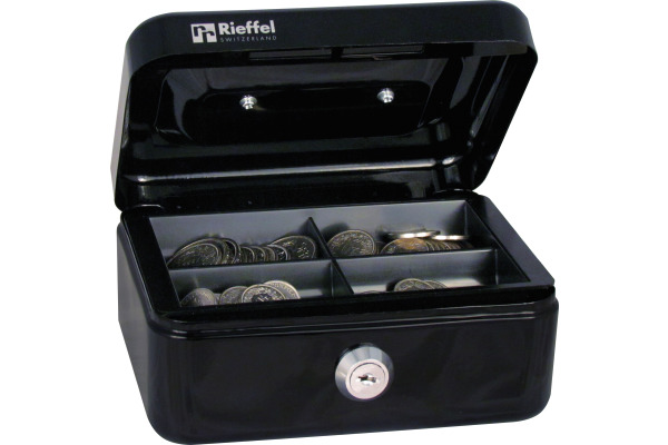 RIEFFEL Geldkassette Valorit VTGK1SCHW 7x15,3x12cm schwarz