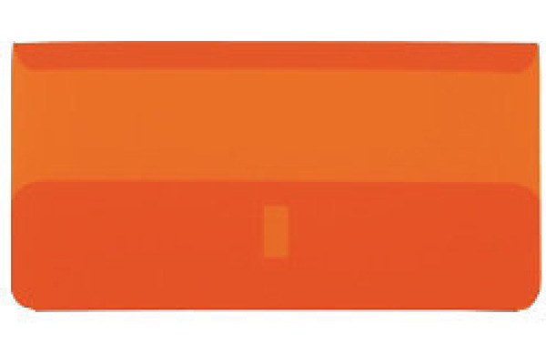 BIELLA Klarsichthülsen 60x30mm 27360235U orange 25 Stück