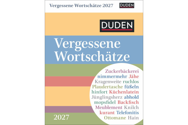 HARENBERG Abreisskalender 2027 331007927 Duden Wortschätze DE 11x14cm