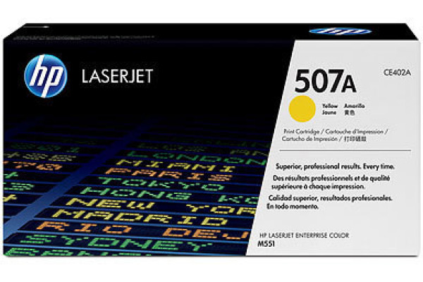 HP Toner-Modul 507A yellow CE402A LJ Enterprise 500 Col. 6000 S.