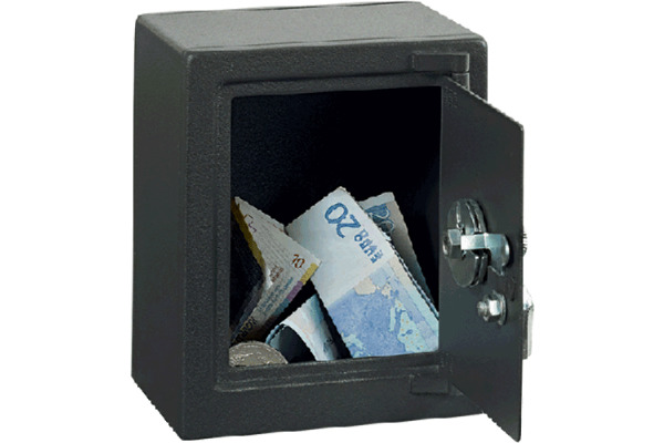 RIEFFEL Tresor Mini-Safe 13,5x11x8cm MYFIRSTSA abschliessbar