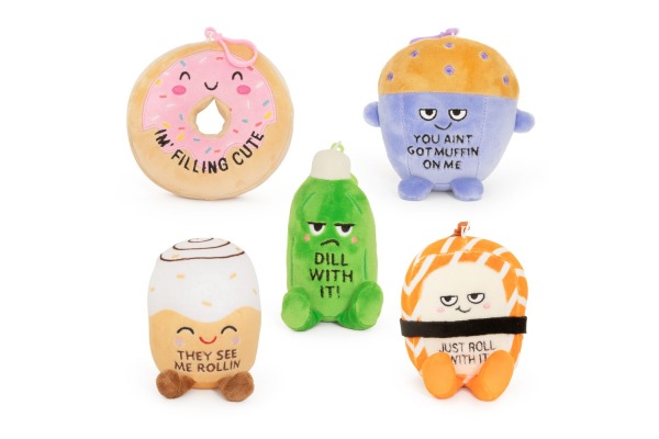 ROOST Schlüsselanhänger Plüsch 9.5cm FP06SNK Food Serie 1, assortiert