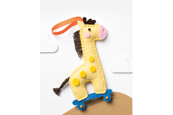 FOLIA Mini Filzinies 52904 Giraffe 13-teilig
