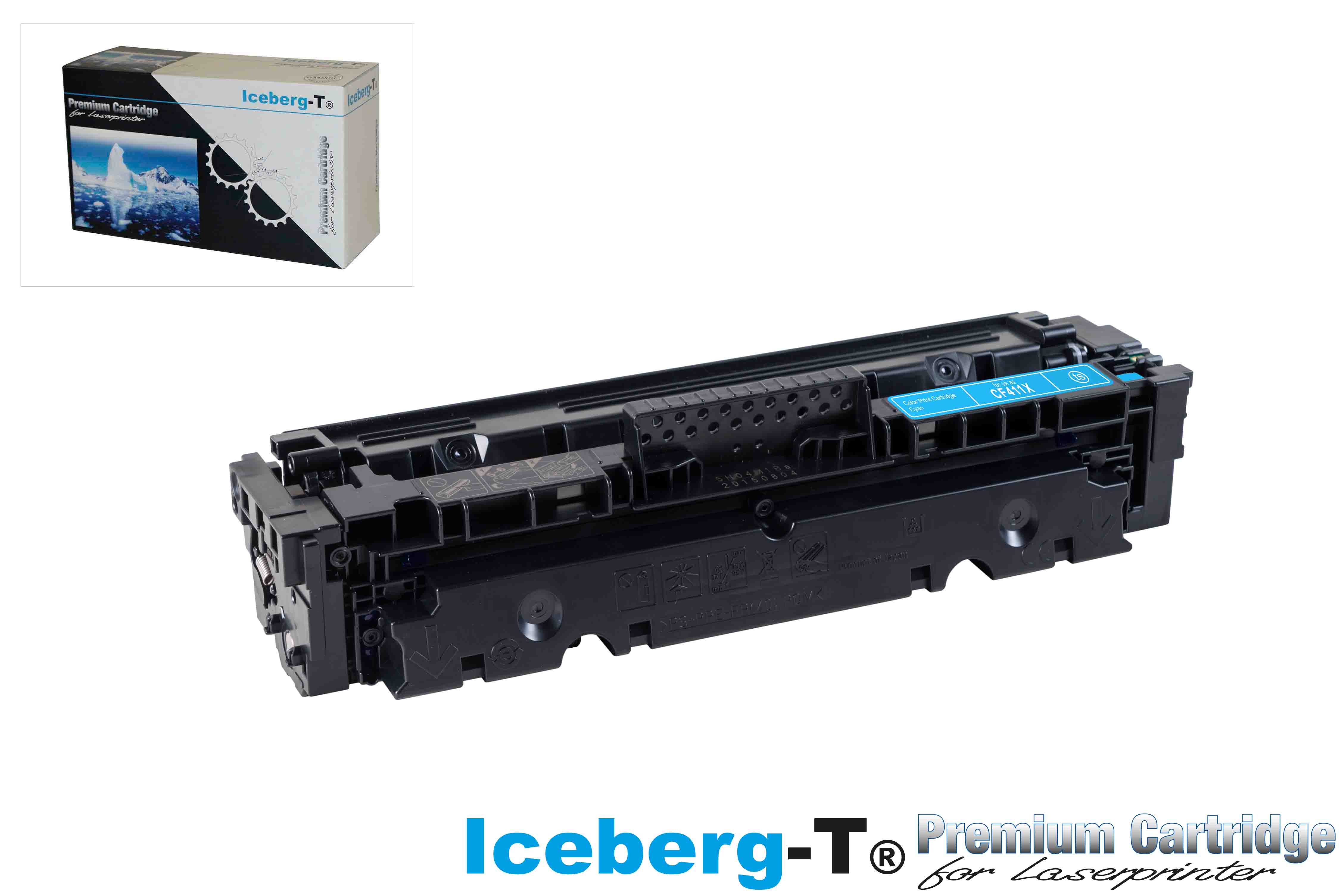 Iceberg-T Toner CF411X 5'000 Seiten, cyan
