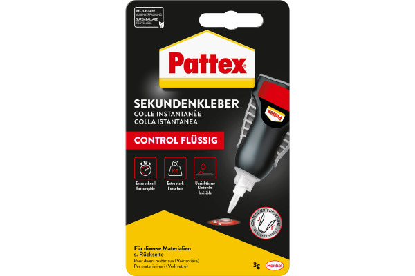 PATTEX Sekundenkleber Control 45-900063 flüssig 3g