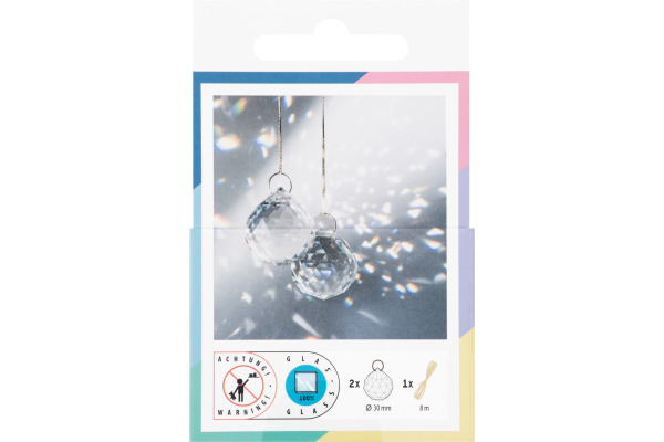 FOLIA Sun Catcher Crystal Duo 23839 2 Kristalle