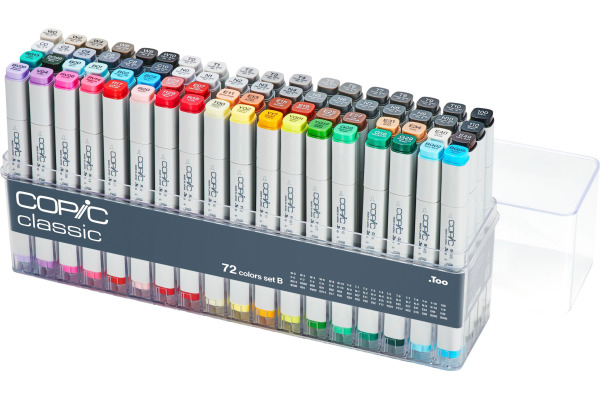 COPIC Marker Classic 20075161 Set B, 72 Stück