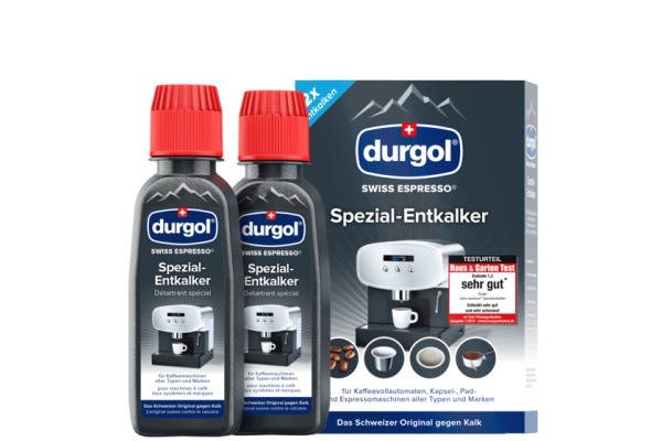 DURGOL Spezial-Entkalker 490 Swiss Espresso 2 Stück