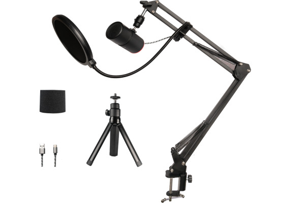 THRONMAX M20 STREAMING KIT M20 Boom Arm, clamp, black