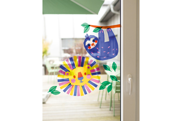 FOLIA Fensterfolie 23x33cm 455409 assortiert 10 Blatt