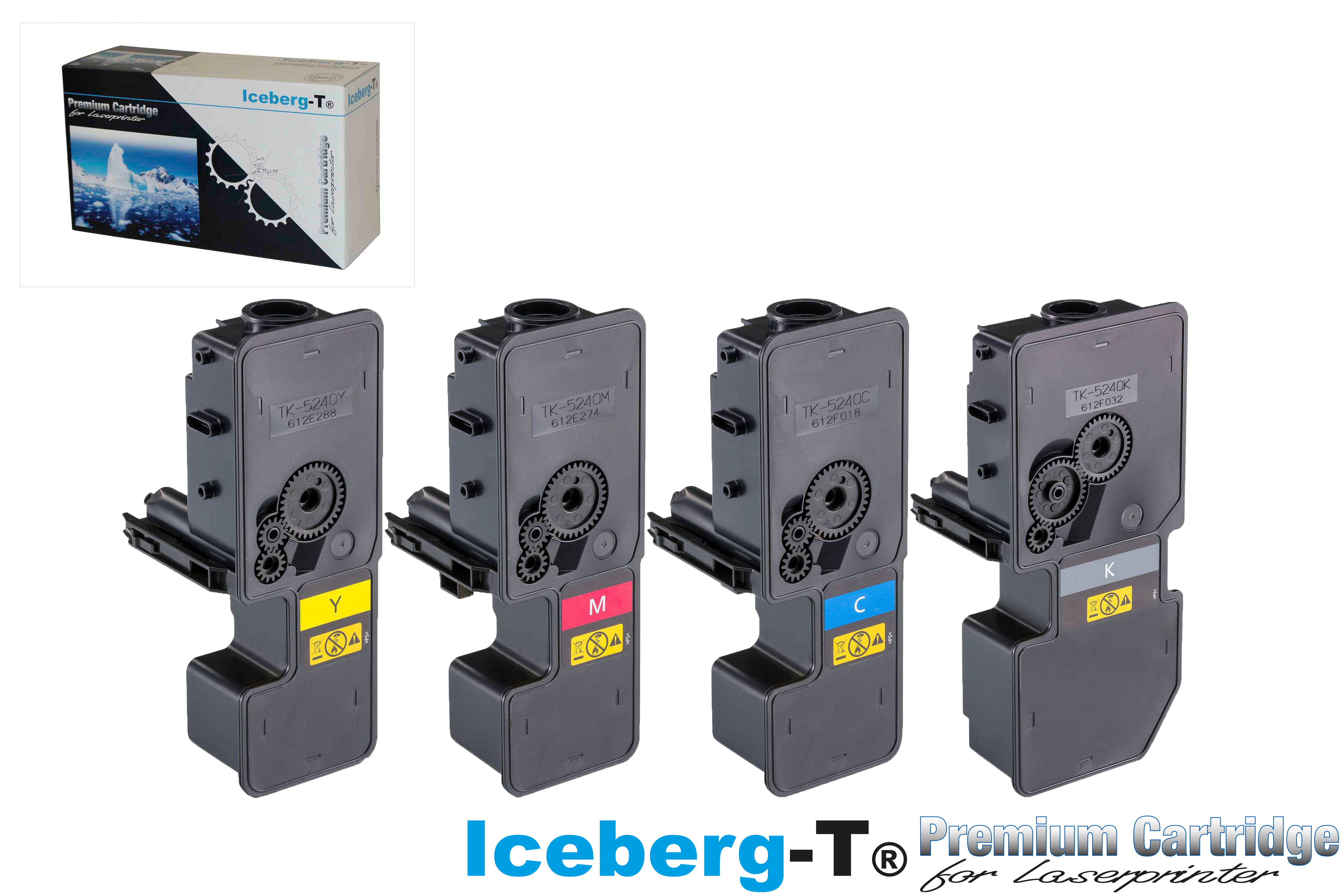 Iceberg-T Toner SET TK-5240 Set mit allen vier Farben