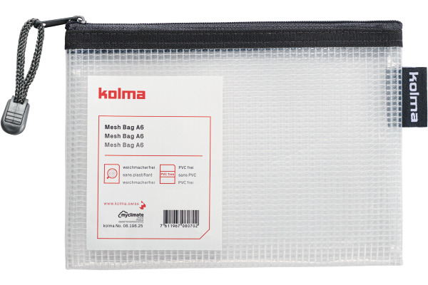 KOLMA Reissverschlusstasche mini 08.199.25 Mesh Bag, nachtblau