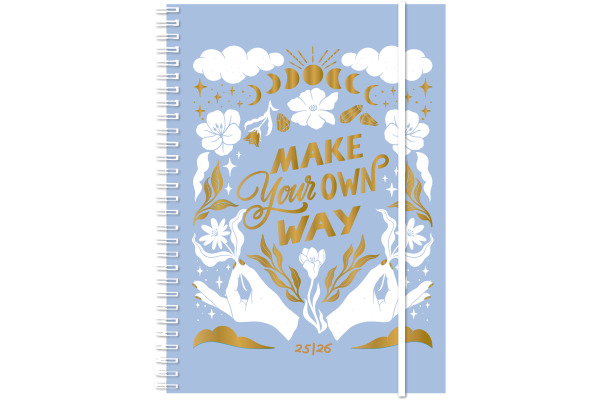 SIMPLEX Schüleragenda Touch 26/27 500236.27 1W/2S 17M Brick ML 14.8x21cm