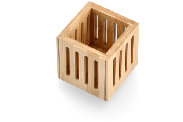 ZELLER Stiftehalter 15201 bambus 8x8x8cm