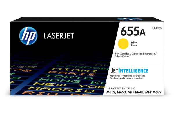 HP Toner-Modul 655A yellow CF452A CLJ Enterprise M652 10'500 S.