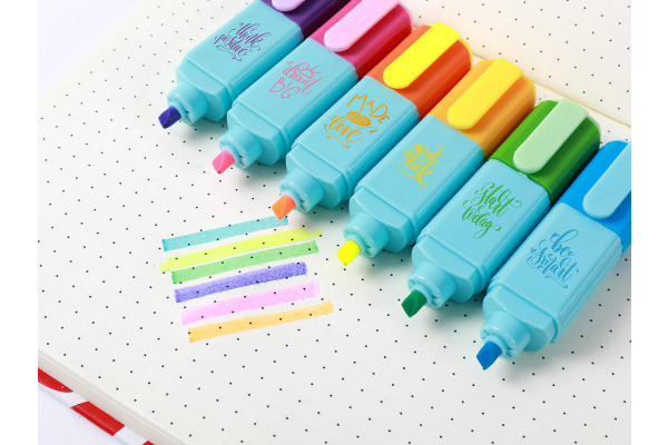 I-TOTAL Leuchtstift Set ass. XL2306 assortiert 6 Stück