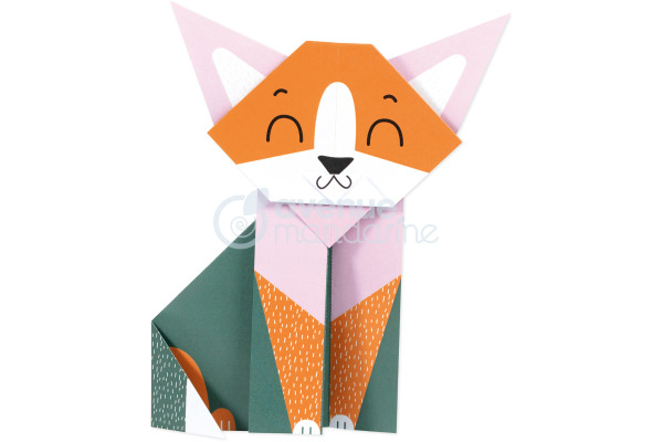 MANDARINE Origamipapier 12x12cm OR508C Mon petit Katze 20 Blatt