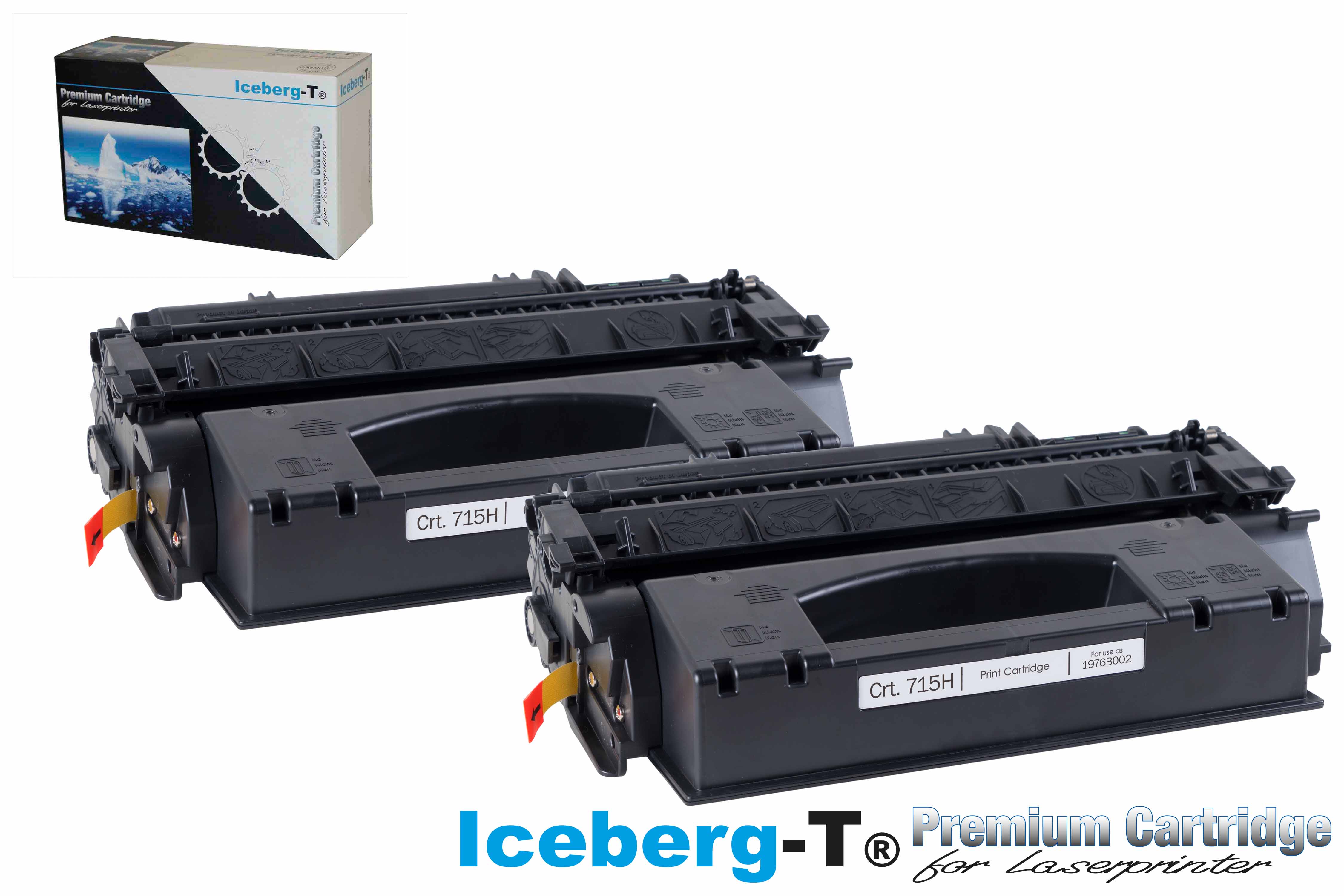 Iceberg-T Toner Crt. 715H DuoPack 2 Stück à 7'000 Seiten, schwarz