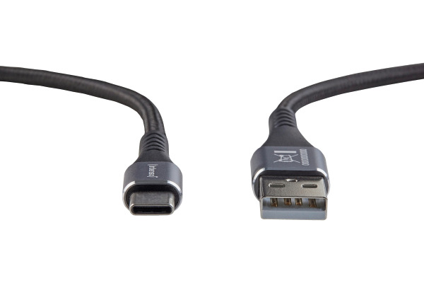 INTENSO Cable USB-A to USB C 7901100 1.5 m, Nylon black