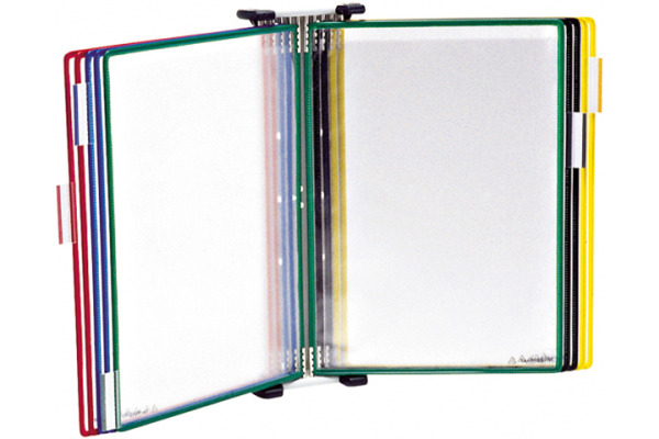 TARIFOLD T-Display Wandelement A4 464109 grau inkl. 10 Taschen