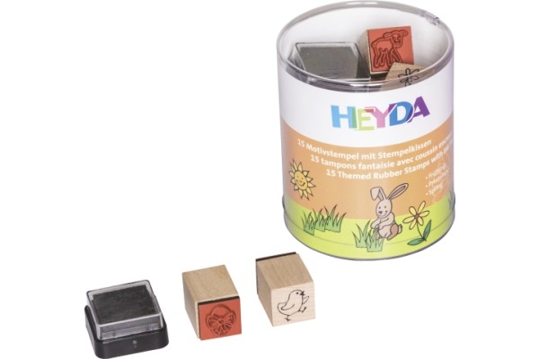 HEYDA Stempel-Dose Frühling 204888484 15 Stück