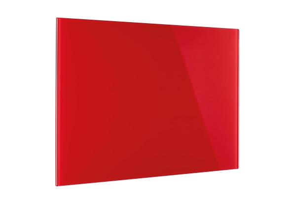 MAGNETOP. Design-Glasboard 600x400mm 13402006 rot, magnetisch