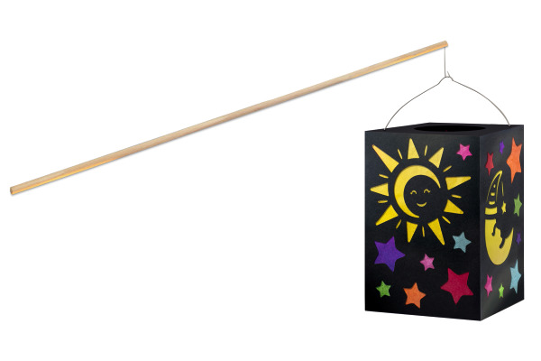 URSUS Laternenbastelset 14x20cm 2370099 Sonne, Mond & Sterne