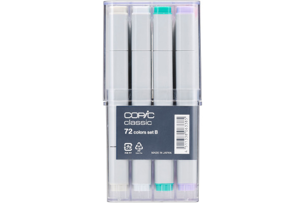 COPIC Marker Classic 20075161 Set B, 72 Stück