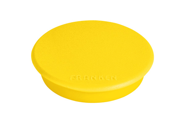 FRANKEN Haftmagnete 24mm HM20 04 gelb 10 Stück