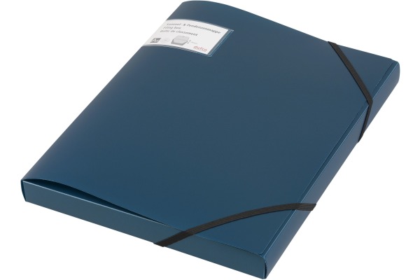 DUFCO Sammelbox A4 51500.036 blau metallic 2.5cm