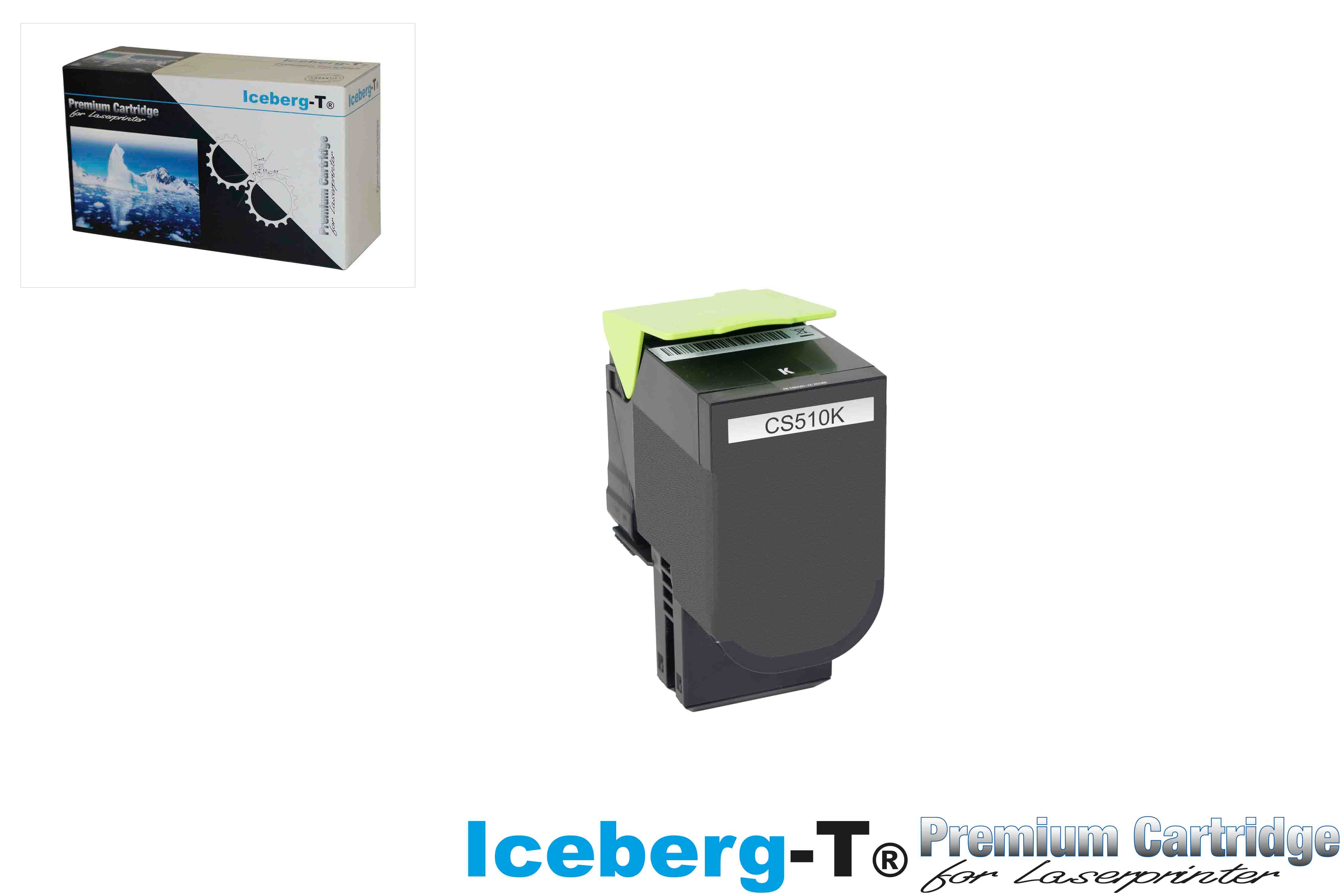 Iceberg-T Toner CS510 8'000 Seiten, black
