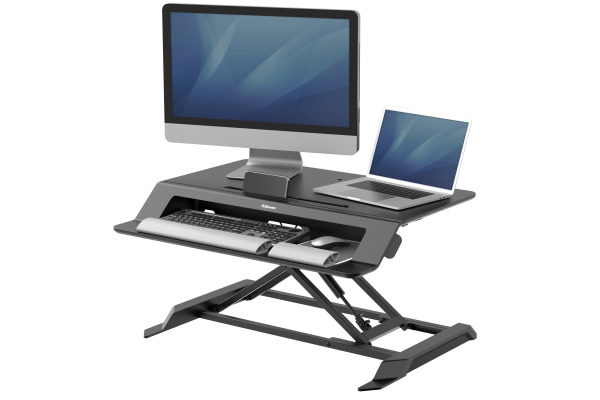 FELLOWES Sitz-Steh Workstation Lotus LT 8215001 schwarz