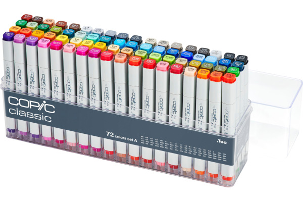 COPIC Marker Classic 20075160 Set A, 72 Stück