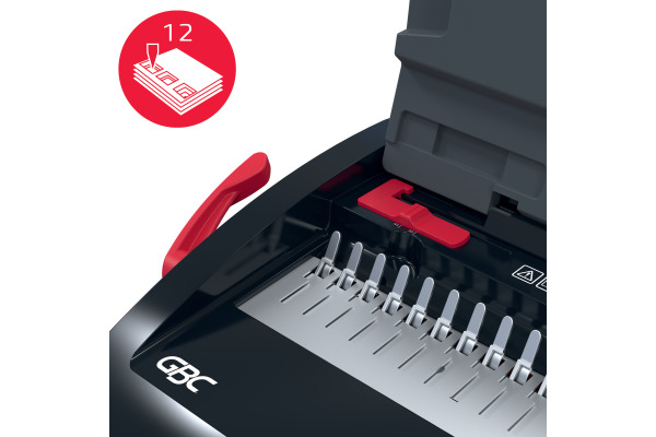 GBC Plastikbindegerät CombBind A4 4410060 CB12, 165 Seiten