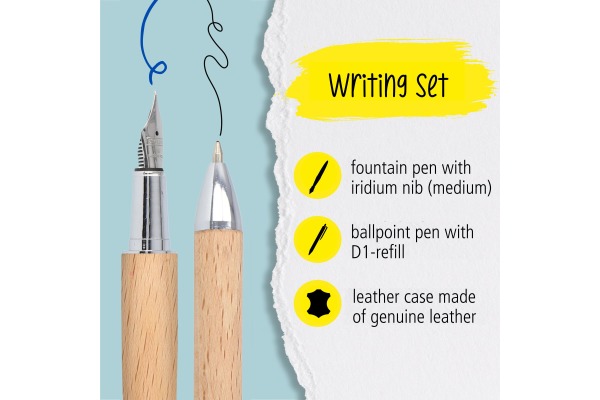 ONLINE Füllhalterset 31176 Nature Style Beechwod