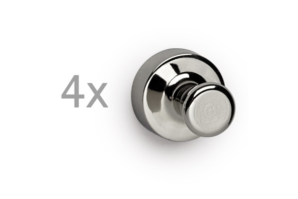 MAUL Neodym-Kegelmagnet 20mm 6168896 Set, 14kg 4 Stück