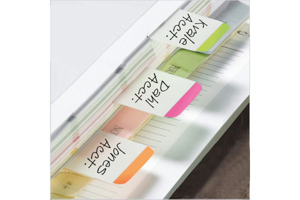 POST-IT Index STRONG Disp. 25,4x38mm 686L-PGO lila,grün,orange 3 Stück