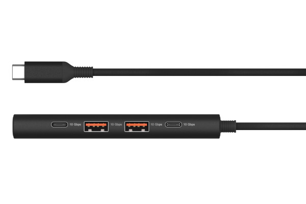 ICY BOX 4-Port USB 3.2 Gen 2 Hub IBHUB1437 2x USB-C & 2x USB-A, PD 100W