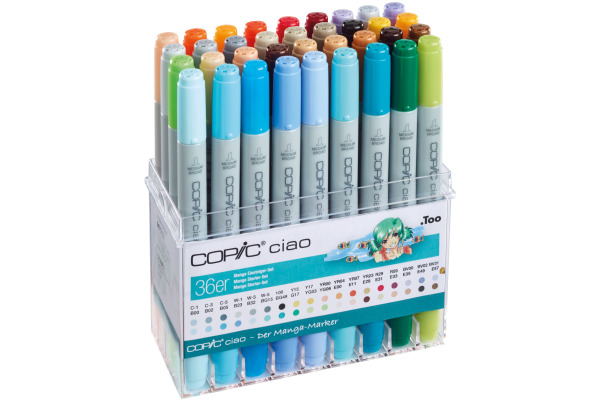 COPIC Marker Ciao 22075715 36er Set Manga