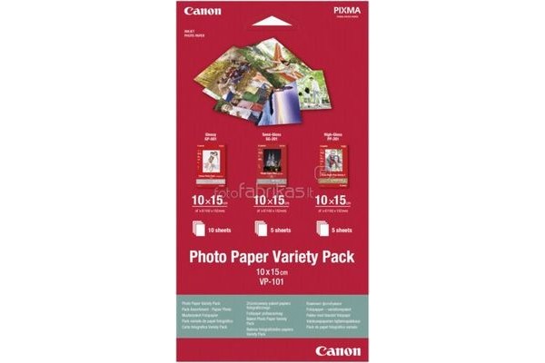 CANON Photo Pap.Variety Pack 10x15cm VP1014x6 InkJet 20 Blatt