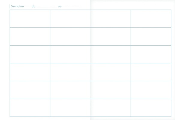 CLAIREFON Matris Lehrer-Agenda A4 9059 liniert franz. 72 Blatt